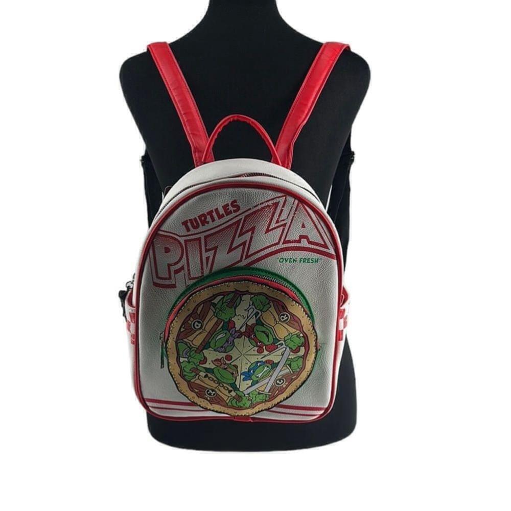 Teenage Mutant Ninja Turtles Pizza Box Mini Backpack bioworld nickelodeon NWT - Picture 6 of 13
